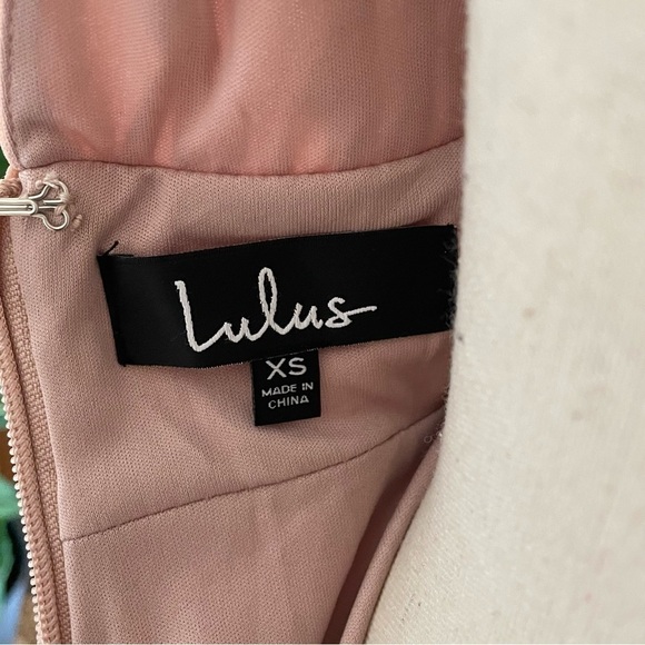 Lulus Thoughts of Hue Light Blush Surplice Maxi Dress Wedding Event Prom Sz XS. - Picture 6 of 10